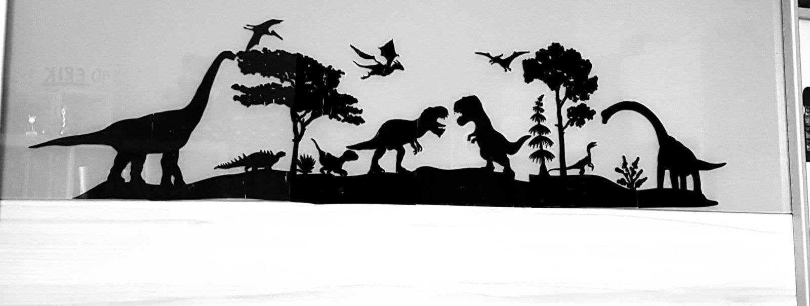 DINO MULTIPLOTT Mega Detail Version von 20 cm bis 3 Meter, Plotter und Laser-Datei als SVG und DXF - Sewando