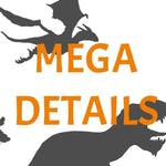 DINO MULTIPLOTT Mega Detail Version von 20 cm bis 3 Meter, Plotter und Laser-Datei als SVG und DXF - Sewando