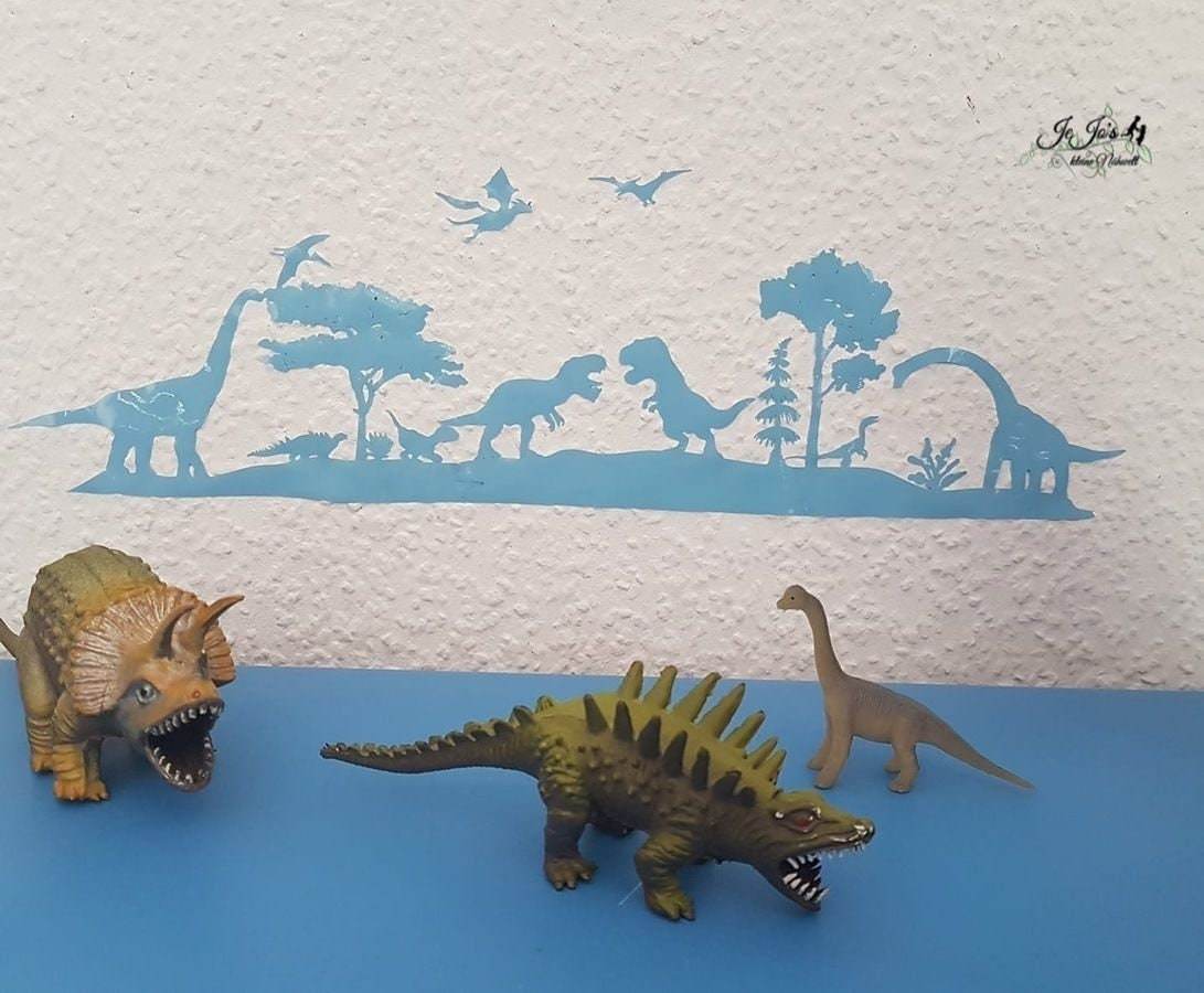DINO MULTIPLOTT Mega Detail Version von 20 cm bis 3 Meter, Plotter und Laser-Datei als SVG und DXF - Sewando