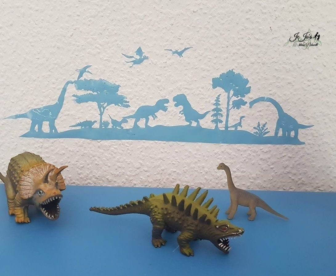 DINO MULTIPLOTT Mega Detail Version von 20 cm bis 3 Meter, Plotter und Laser-Datei als SVG und DXF - Sewando