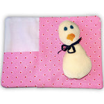 Stickdatei Kissenhülle ITH mit Entchen und Inlett - drei Größen 13x18, 16x26, 18x30 Kuscheltier, Kissen - Sewando