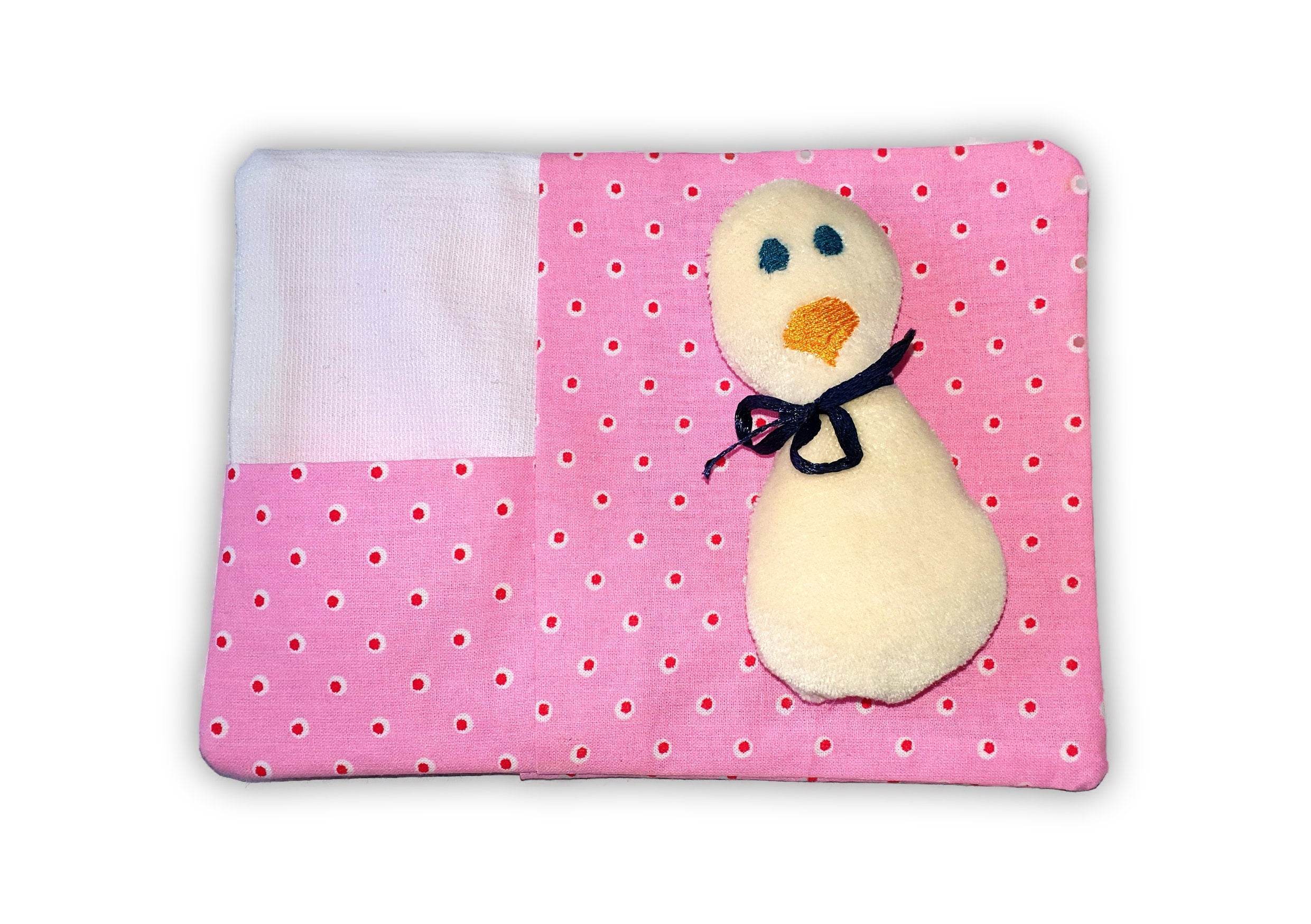Stickdatei Kissenhülle ITH mit Entchen und Inlett - drei Größen 13x18, 16x26, 18x30 Kuscheltier, Kissen - Sewando