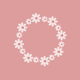 Stickdatei Blumenkreis in vier Größen, Gänseblümchen, Kranz, Blüte - Sewando