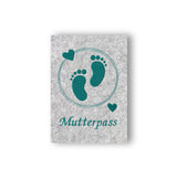 Stickdatei Kleine Füße Mutterpass - Rahmen ab 13 cm x 18 cm, schwanger, Baby, Kind, Mutterpasshülle, sticken, Doddle, Herz - Sewando