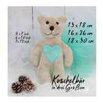 Stickdatei Kuschelbär ITH in drei Größen - Sewando