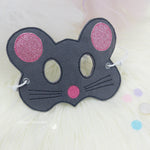 Stickdatei Maske Maus für den Rahmen ab 13 cm x 18 cm, Maus, Fasching, Karneval - Sewando