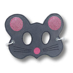 Stickdatei Maske Maus für den Rahmen ab 13 cm x 18 cm, Maus, Fasching, Karneval - Sewando