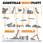 BAUSTELLE - MULTIPLOTT Das Baustellen / Fahrzeuge / Arbeiter Komplett Set, vom Tee-Licht bis Wand-Tattoo alles in einem Paket, Plotter und Laser-Datei als SVG und DXF - Sewando
