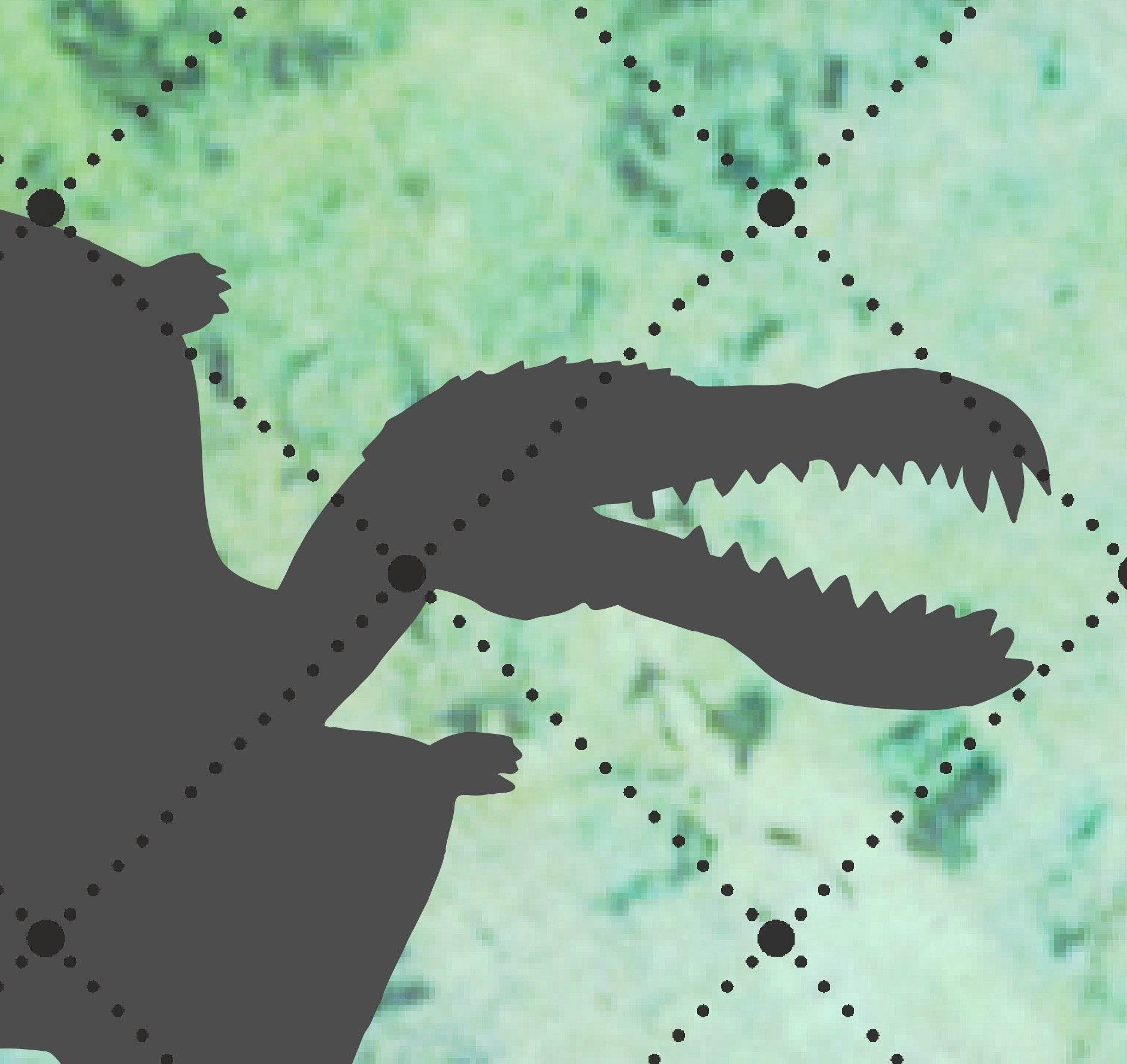 Dino Power - Schatten - DREI - Dinosaurier Plotterdatei, Laserdatei - Sewando