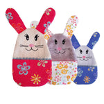 Stickdatei Hase Kuscheltuch mit Bauchtasche ITH in drei Größen, Schmusetuch, Kuscheltier, Kissen - Sewando