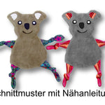 Schnittmuster mit Nähanleitung Koala Kuscheltuch, Kuscheltier, Schmusetuch - Sewando