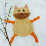 Stickdatei Katze Kuscheltuch ITH Rahmen 13 cm x 18 cm, Schmusetuch, Kuscheltier, Schnuffeltuch, - Sewando