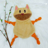 Stickdatei Katze Kuscheltuch ITH Rahmen 13 cm x 18 cm, Schmusetuch, Kuscheltier, Schnuffeltuch, - Sewando