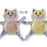 Stickdatei Katze Kuscheltuch ITH Rahmen 13 cm x 18 cm, Schmusetuch, Kuscheltier, Schnuffeltuch, - Sewando