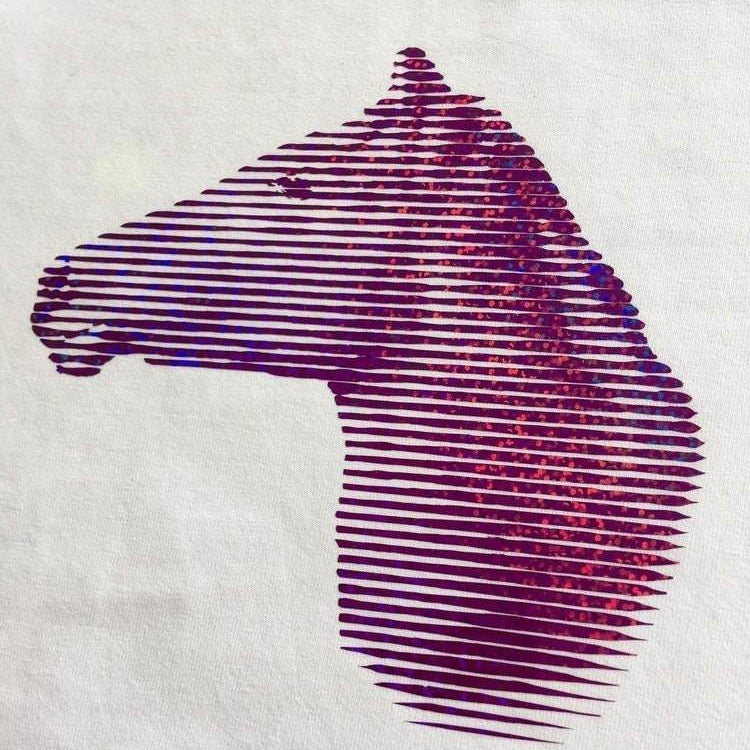 Plotterdatei LINEART Pferd 1 Farbe / Folie Illusions svg dxf - Sewando