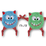 Stickdatei Monsterchen Kuscheltuch ITH Rahmen 13 cm x 18 cm, Schmusetuch, Kuscheltier - Sewando