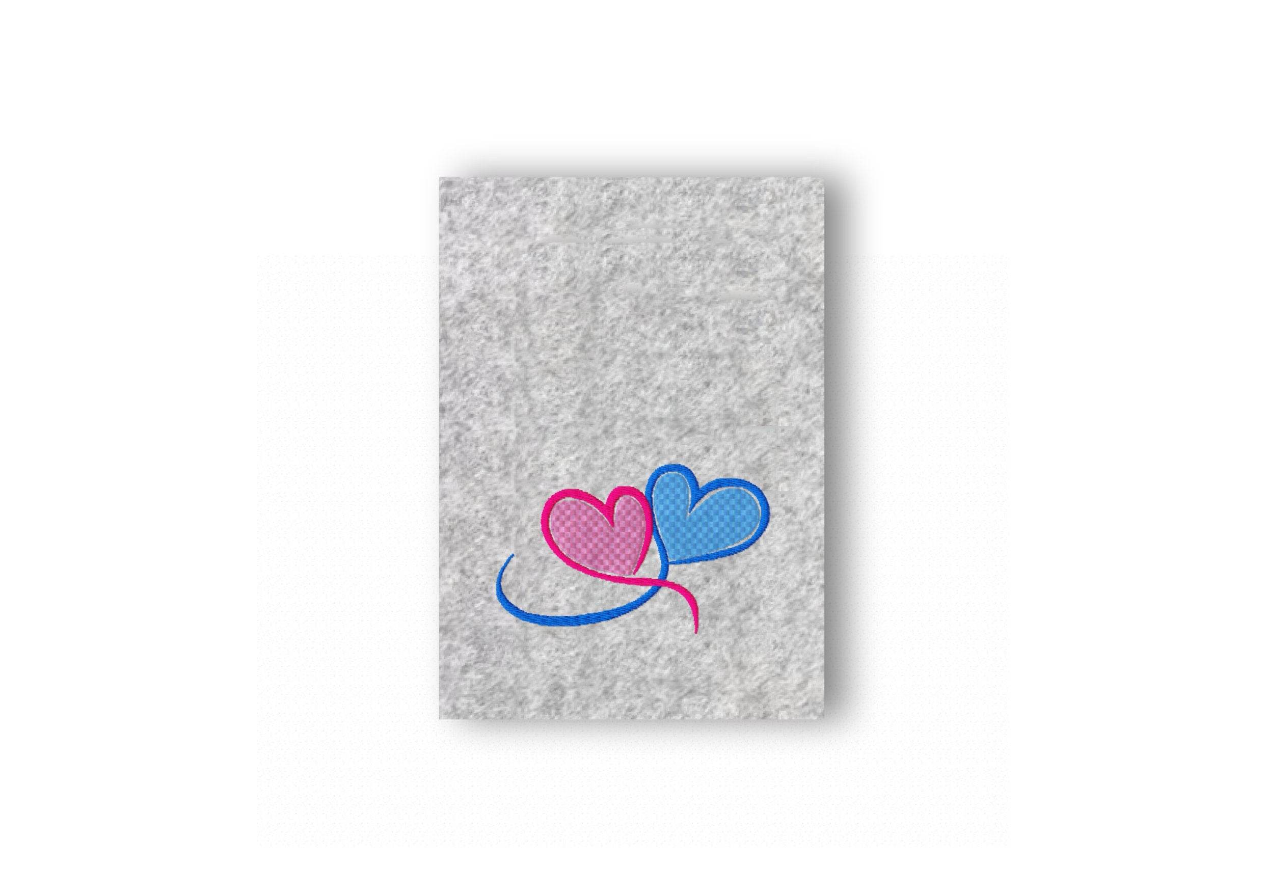 Stickdatei Herzchen, Rahmen 10 cm x 10 cm, Liebe - Sewando