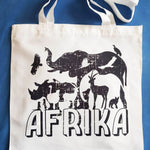 Afrika Wimmelbild Plotterdatei, Laserdatei 14 Tiere in einem tollem Schattenbild - Sewando