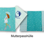 Stickdatei ITH Mutterpasshülle Schwangere, Rahmen 20 cm x 30 cm, Mama, Schwanger, Baby, Hülle - Sewando