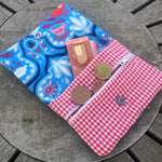 Geldbörse Stickdatei ITH 13x18 Portmonaie Geldbeutel Etui Täschchen Anleitung in Deutsch - Sewando
