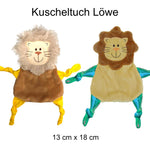 Stickdatei Löwe Kuscheltuch Rahmen 13 cm x 18 cm, Schmusetuch, Kuscheltier, Schnuffeltuch - Sewando
