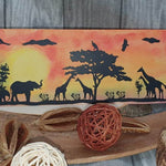 AFRIKA MULTIPLOTT Komplett Set, vom Tee-Licht bis Wand-Tattoo alles in einem Paket, Plotter und Laser-Datei als SVG und DXF - Sewando