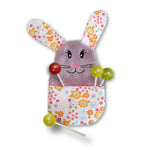 Stickdatei Hase Kuscheltuch mit Bauchtasche ITH in drei Größen, Schmusetuch, Kuscheltier, Kissen - Sewando