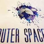 2 x OUT OF SPACE - Erde und Mond Weltall - 1 Folien Illusions Foto Plotter und Laser-Datei als SVG und DXF - Sewando