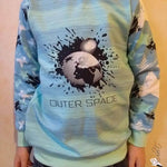 2 x OUT OF SPACE - Erde und Mond Weltall - 1 Folien Illusions Foto Plotter und Laser-Datei als SVG und DXF - Sewando