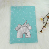 Stickdatei Elefant Applikation - vier Größen, Aufnäher, sticken - Sewando