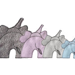 Stickdatei Elefant Applikation - vier Größen, Aufnäher, sticken - Sewando