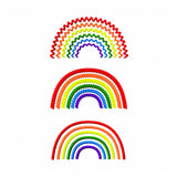 Stickdatei Regenbogen - drei Varianten, Rahmen 10 cm x 10 cm - Sewando