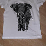 LINEART ELEFANT 1 Farbe / Folie Illusions Plotter und Laser-Datei als SVG und DXF - Sewando