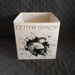 2 x OUT OF SPACE - Erde und Mond Weltall - 1 Folien Illusions Foto Plotter und Laser-Datei als SVG und DXF - Sewando