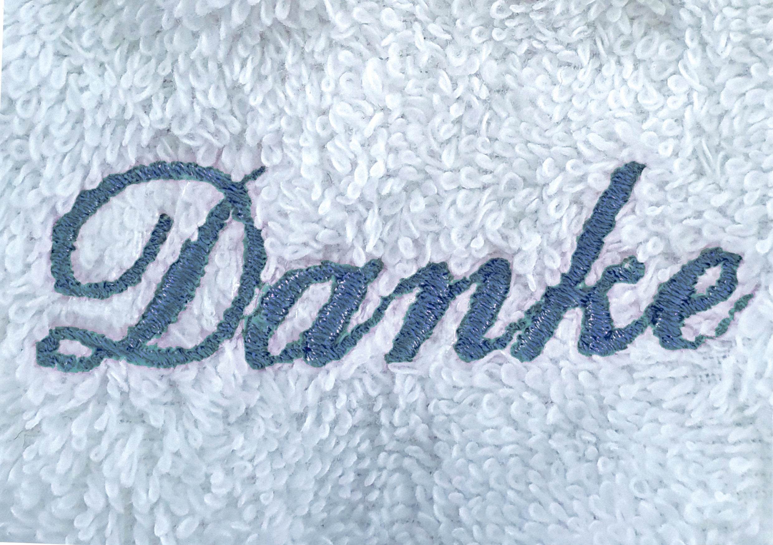 Stickdatei Schriftzug Danke, drei Größen, Rahmen ab 10 cm x 10 cm - Sewando