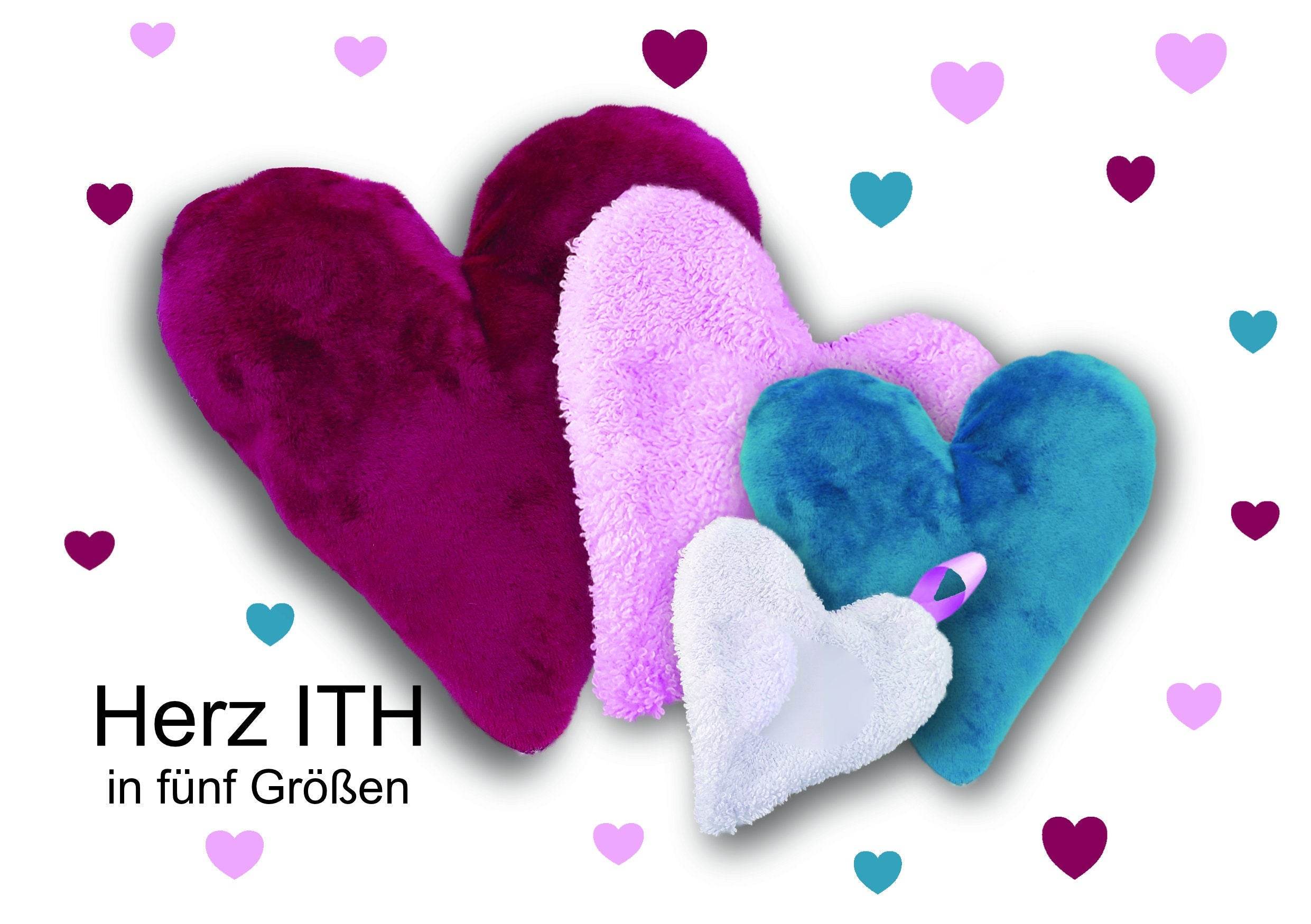 Stickdatei Herz ITH - fünf Größen - Sewando