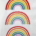 Stickdatei Regenbogen - drei Varianten, Rahmen 10 cm x 10 cm - Sewando