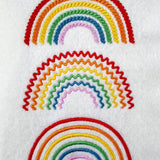 Stickdatei Regenbogen - drei Varianten, Rahmen 10 cm x 10 cm - Sewando