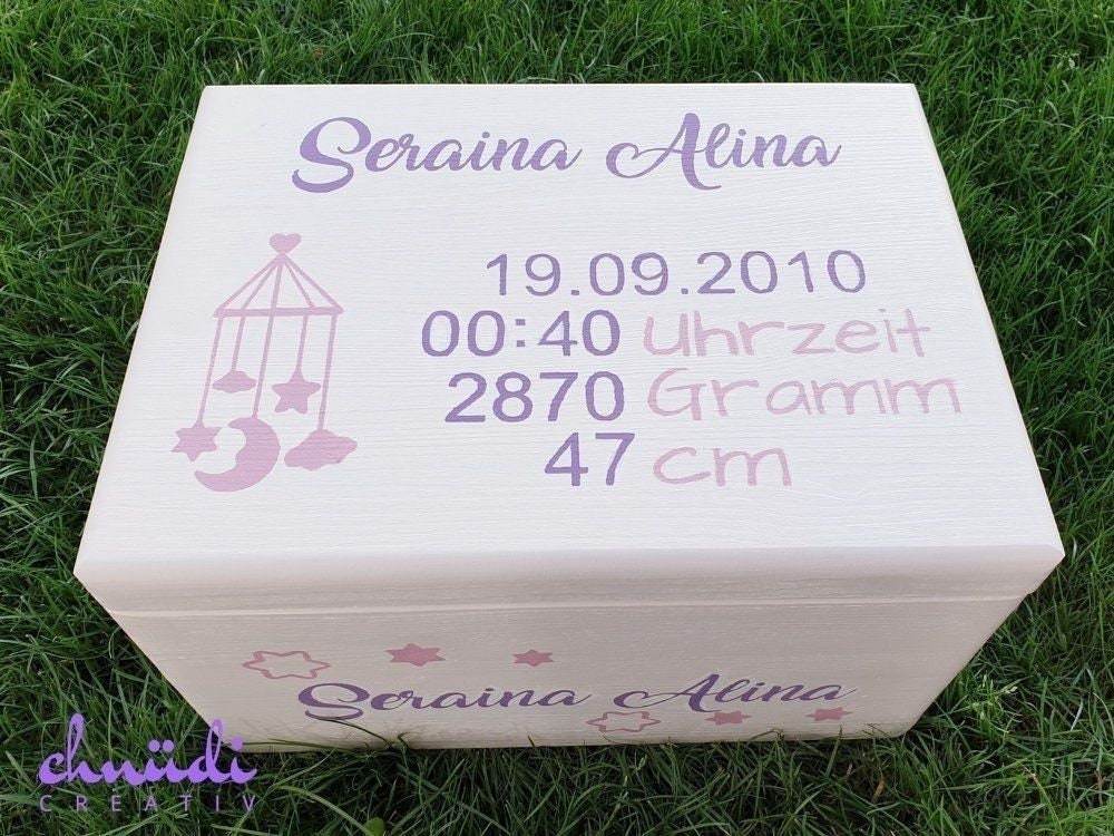 Baby Shadow Deko zur Geburt / Taufe, Plotter und Laser-Datei als SVG und DXF - Sewando