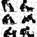 Plotterdatei Doglove - Hundeliebe - Kinder Edition SVG DXF PLOTT - Sewando