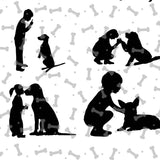 Plotterdatei Doglove - Hundeliebe - Kinder Edition SVG DXF PLOTT - Sewando