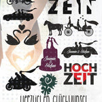 Plotterdatei Hochzeit die Große D2D Hochzeit Set Inkl Shadow - Sewando
