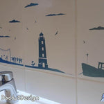 Strand und Meer - MULTIPLOTT Komplett Set, vom Tee-Licht bis Wand-Tattoo alles in einem Paket SVG und DXF PLOTT - Sewando