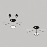 Stickdatei Gesicht Hamster - zwei Varianten, drei Größen, Rahmen ab 10 cm x 10 cm, Stickmuster, Mund, Augen, Nase, Zähne - Sewando