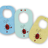 Stickdatei Latz Lätzchen Marienkäfer Applikation ITH ab 16x26, Baby - Sewando