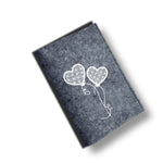 Stickdatei Herz Luftballon - zwei Varianten, Rahmen ab 10 cm x 10 cm, Herz, Spitze - Sewando