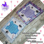 Baby Shadow Deko zur Geburt / Taufe, Plotter und Laser-Datei als SVG und DXF - Sewando