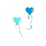 Stickdatei Herz Luftballon - zwei Varianten, Rahmen ab 10 cm x 10 cm, Herz, Spitze - Sewando