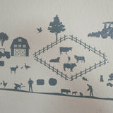 Bauernhof Garten Wiese Weide MEGA MULTIPLOTT KOMPLETTSET Maschinen Tiere und Landschaft, Plotter- Laser-Datei als SVG und DXF - Sewando