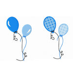 Stickdatei Luftballon - zwei Varianten, Rahmen ab 10 cm x 10 cm, Ballon, Spitze, sticken - Sewando